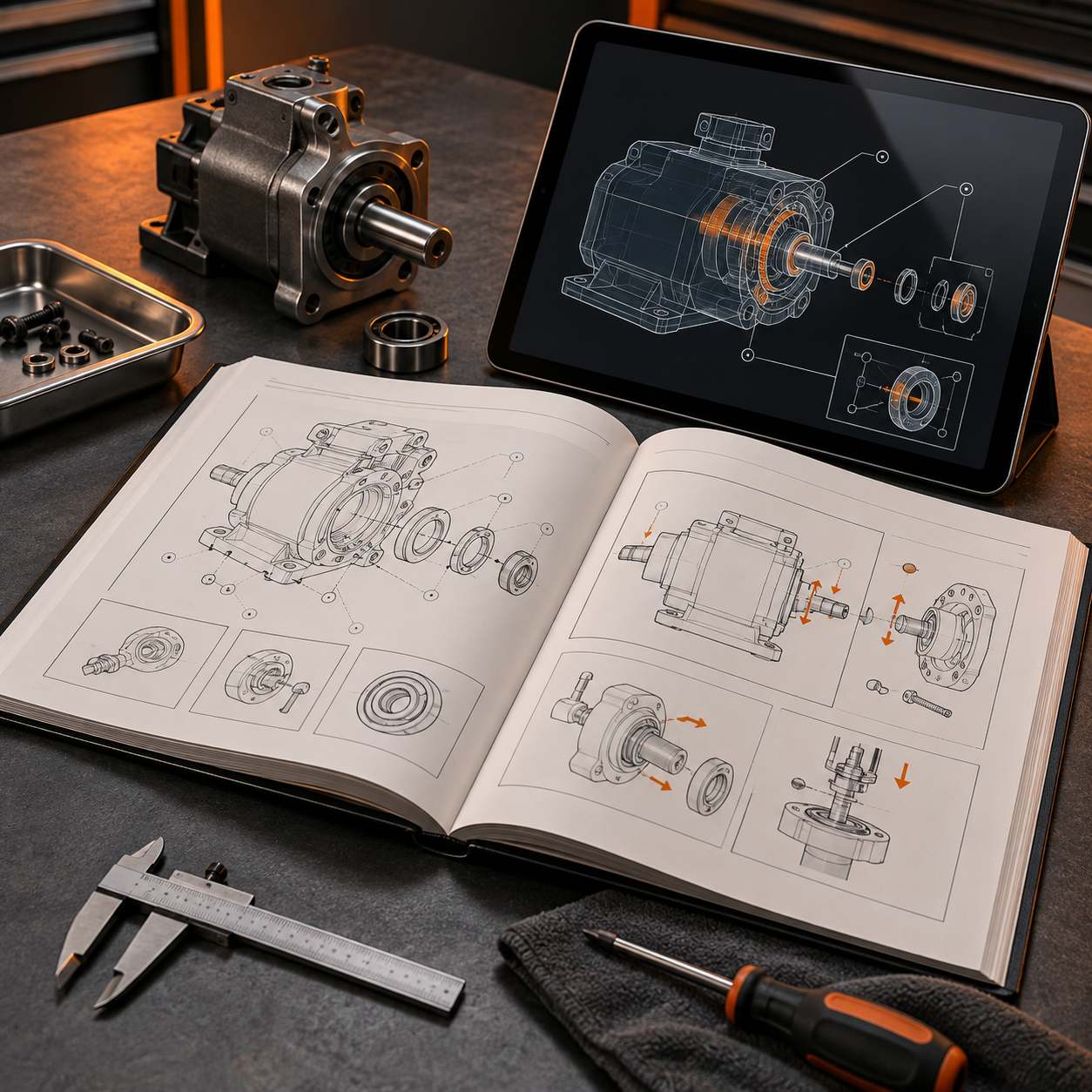Structured technical documentation manual
